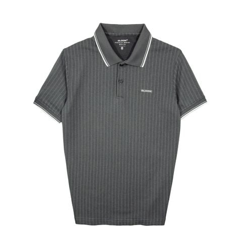  POLO COTTON CÁ SẤU 35744 - XÁM ĐẬM 
