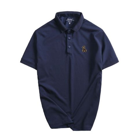  ÁO POLO HỌA TIẾT BEAR XANH NAVY - 35771 