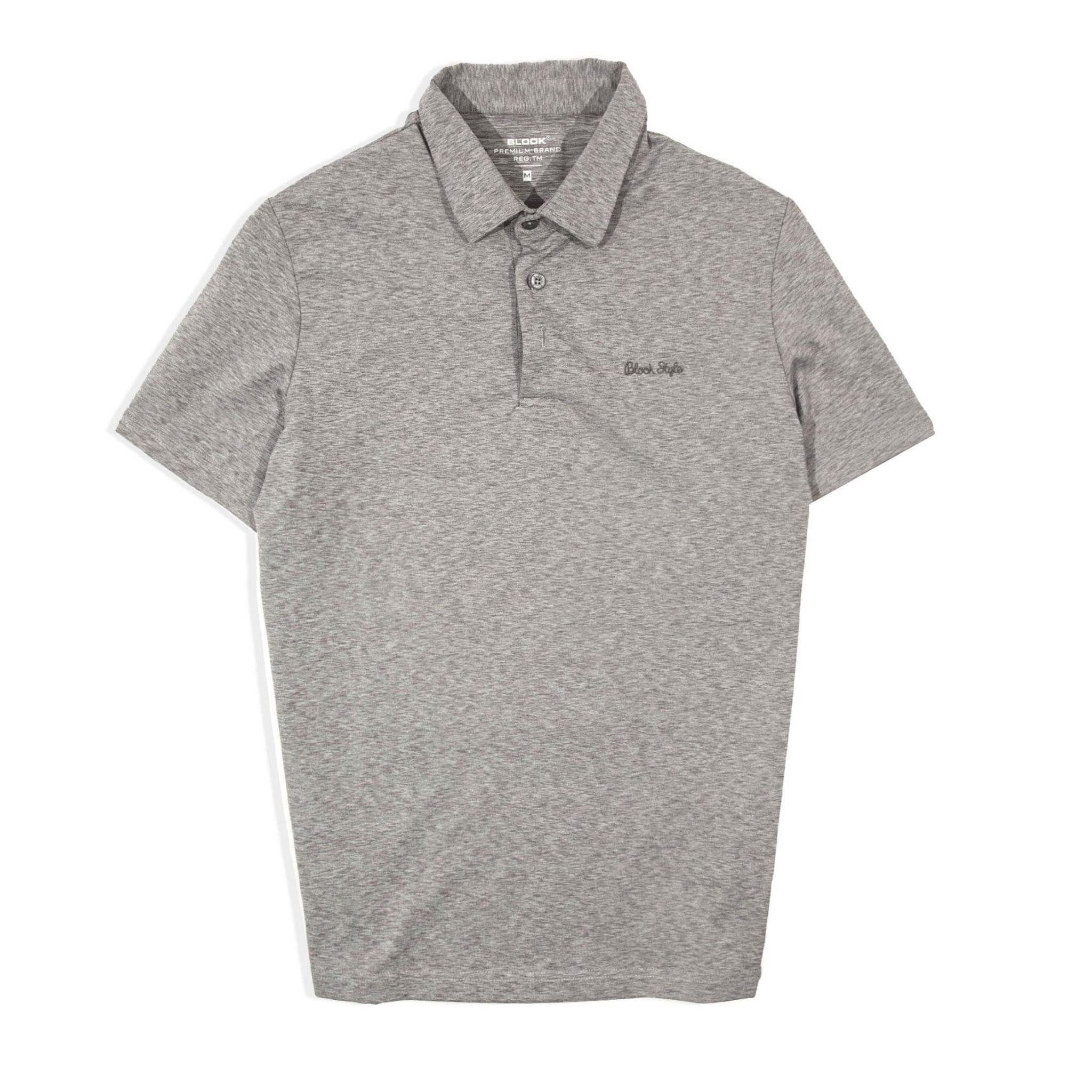  ÁO POLO THUN LẠNH 35806 -  XÁM 