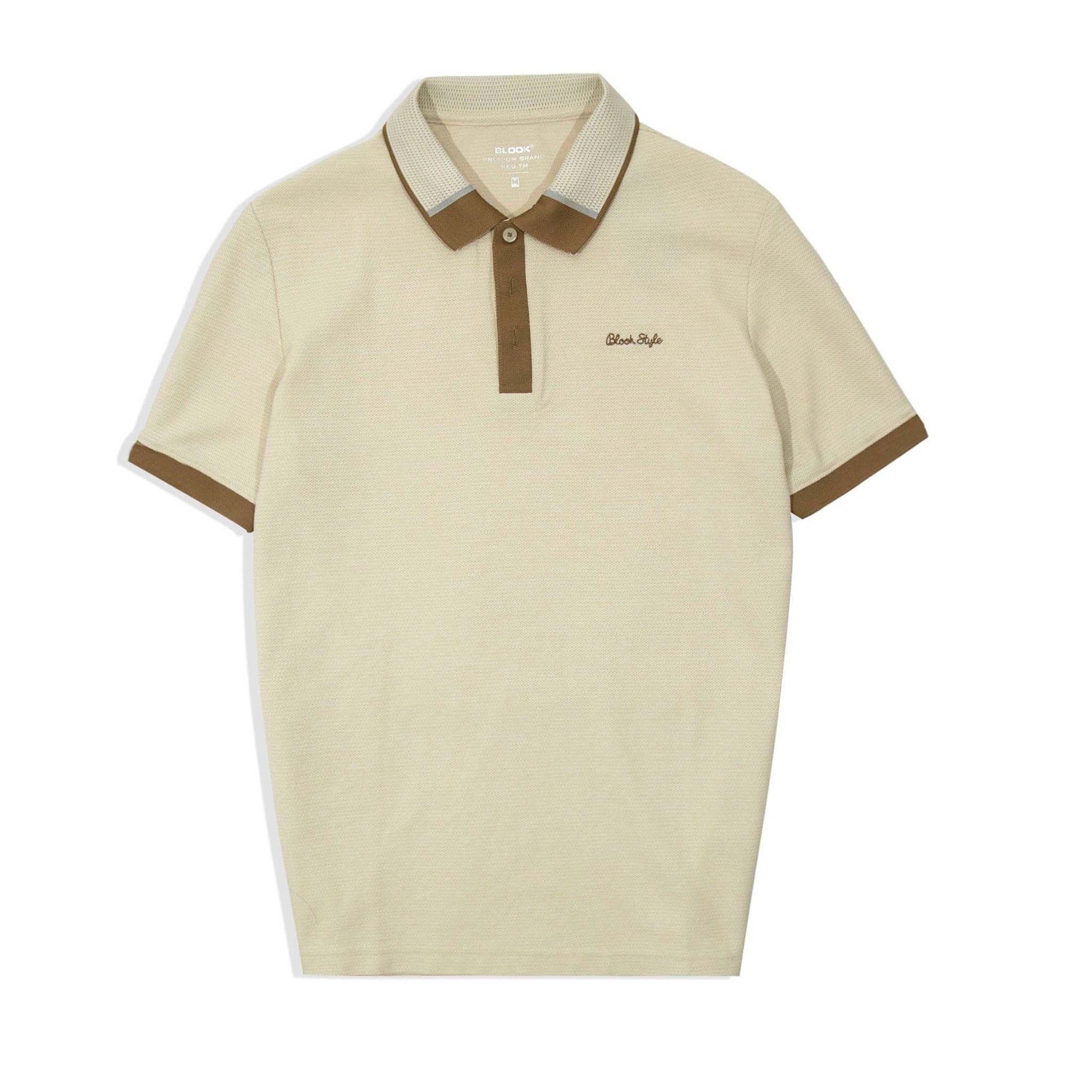  POLO COTTON CÁ SẤU 35795-KEM LỢT 