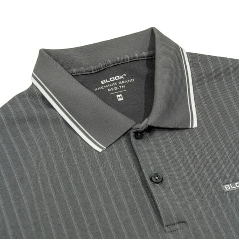  POLO COTTON CÁ SẤU 35744 - XÁM ĐẬM 