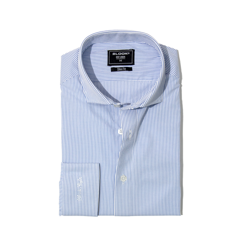  ÁO SƠ MI STRIPED BLUE - 35718 