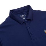  ÁO POLO HỌA TIẾT THÊU XANH NAVY- 35764 