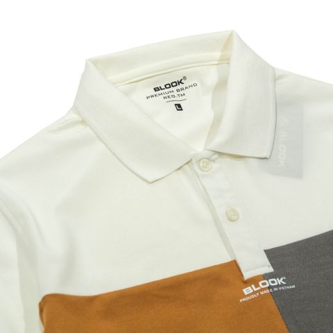  POLO PHỐI MÀU TRẮNG- 35698 