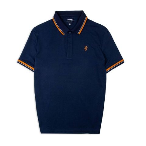  ÁO POLO THUN THỂ THAO - 35814 - XANH NAVY 