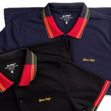  ÁO POLO HỌA TIẾT 35753 - ĐEN 