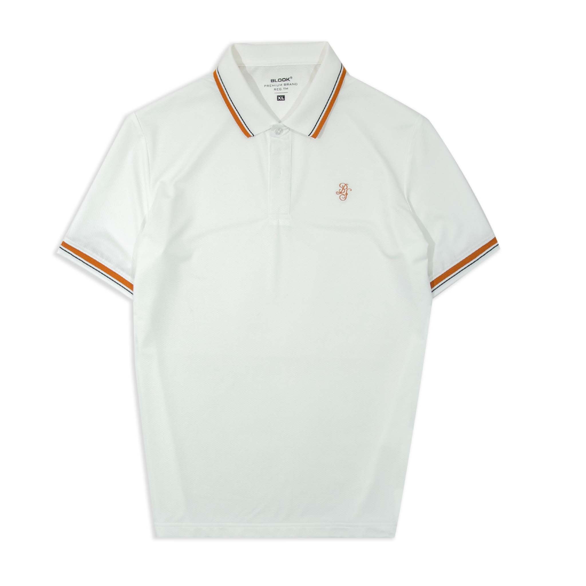  ÁO POLO THUN THỂ THAO - 35814 - TRẮNG 