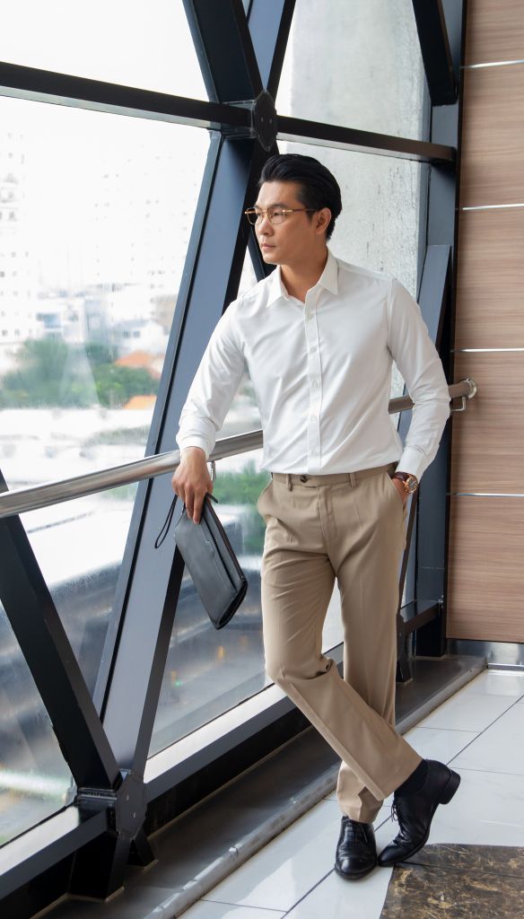  ÁO SƠ MI CAO CẤP TRẮNG - 35731 