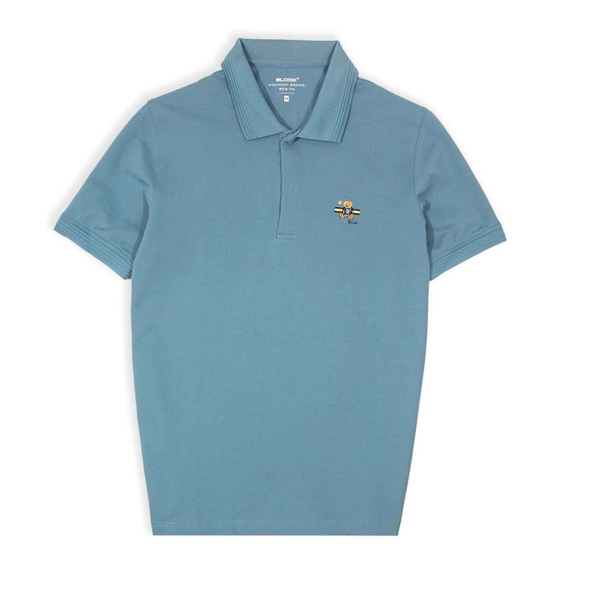  POLO COTTON CÁ SẤU 35784  -XANH NGỌC 