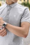  ÁO POLO SLIMFIT 42613 - Xám Muối 