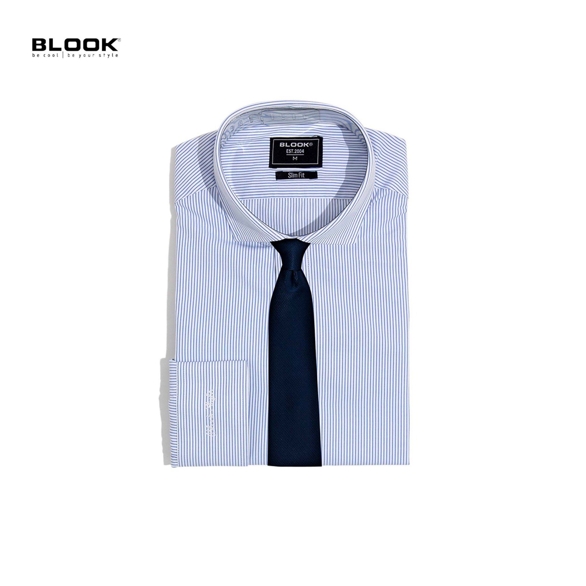  ÁO SƠ MI STRIPED BLUE - 35718 