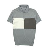  POLO PHỐI MÀU XÁM ĐẬM - 35698 