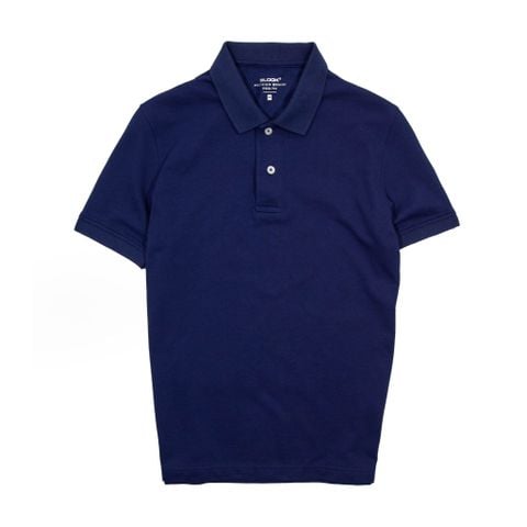  ÁO POLO TRƠN BASIC XANH NAVY - 35765 