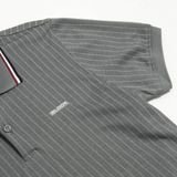  ÁO POLO SỌC  XÁM ĐẬM 35743 