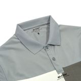 POLO PHỐI MÀU XÁM ĐẬM - 35698 