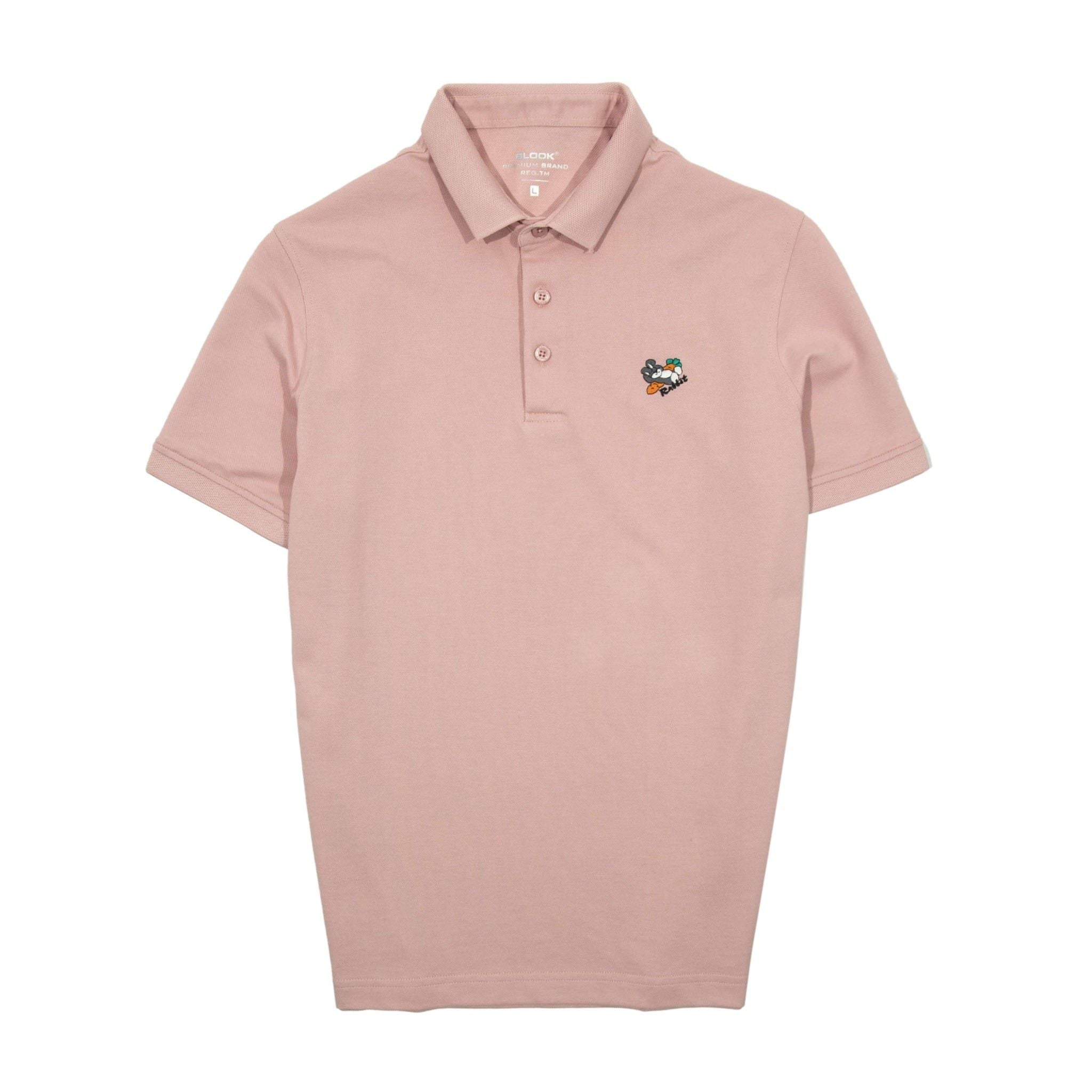  POLO HỌA TIẾT THÊU HỒNG - 35764 
