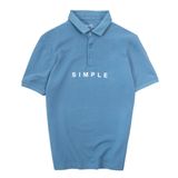  ÁO POLO SIMPLE - 35706 MÀU XANH DENIM 