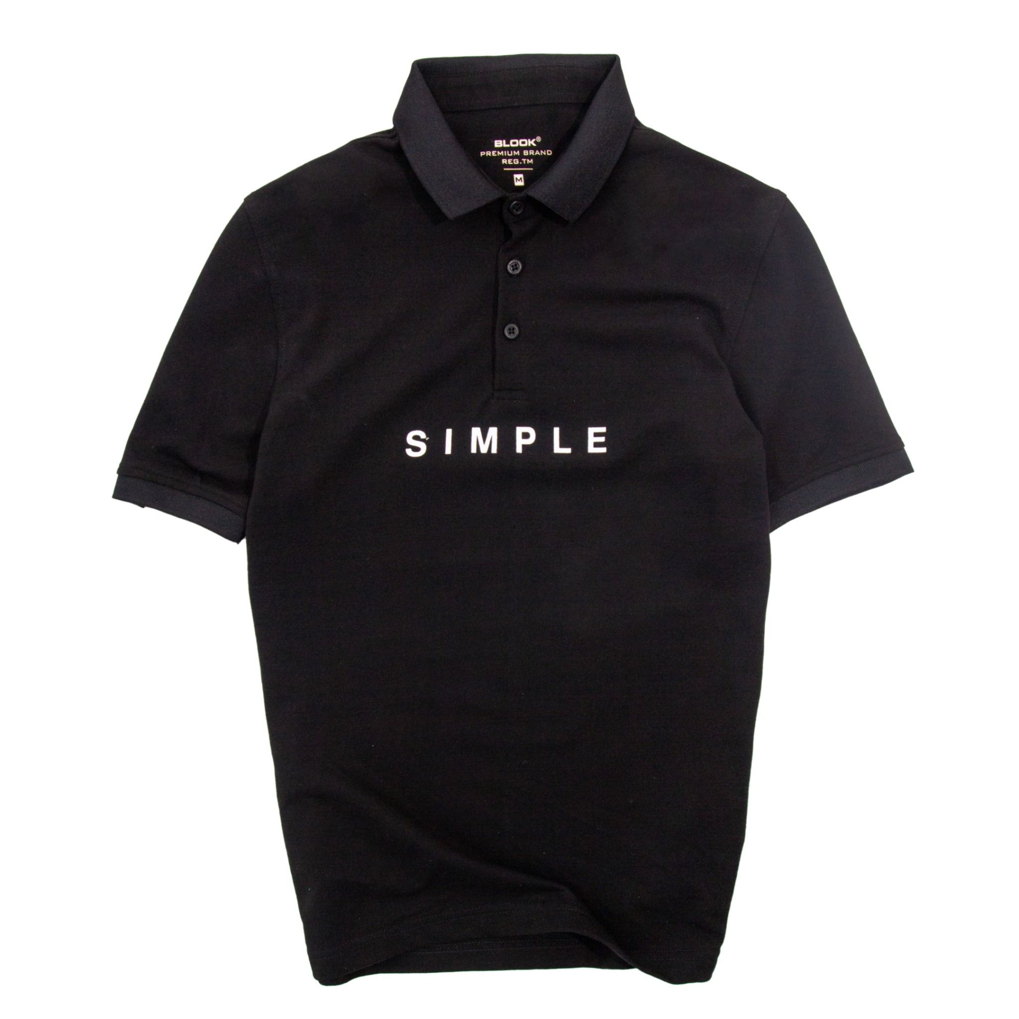  ÁO POLO SIMPLE - 35706 MÀU ĐEN 