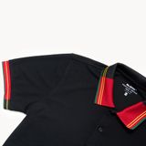  ÁO POLO HỌA TIẾT 35753 - ĐEN 