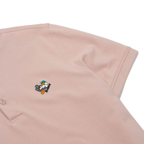  POLO HỌA TIẾT THÊU HỒNG - 35764 