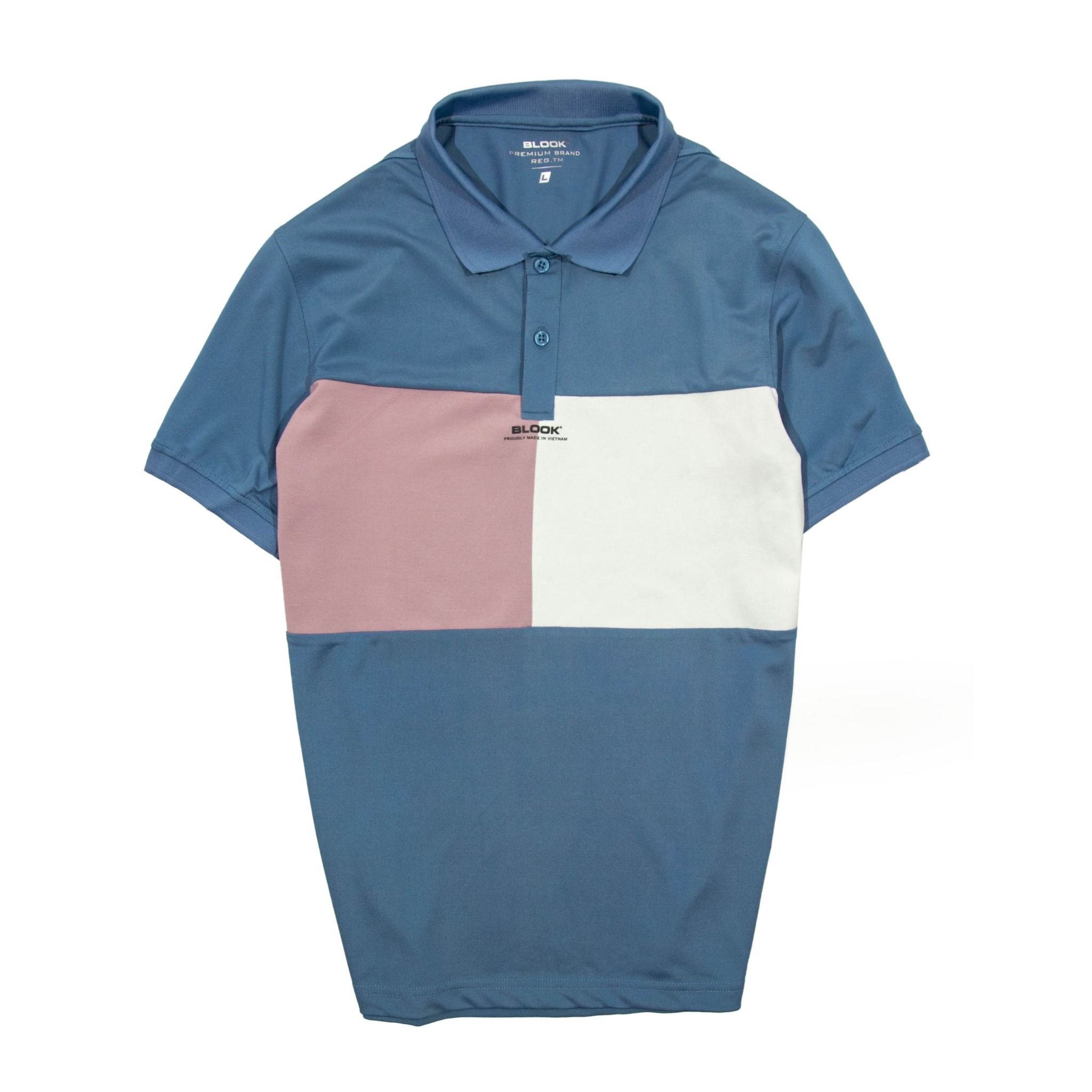  POLO PHỐI MÀU XANH NGỌC- 35698 