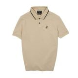  POLO HỌA TIẾT THÊU MÀU KEM - 35715 