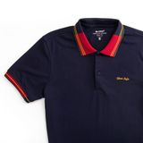  ÁO POLO HỌA TIẾT 35753 - XANH NAVY 