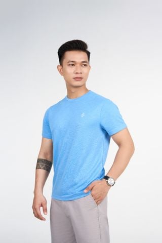  ÁO THUN THỂ THAO 35008 - XANH DENIM 