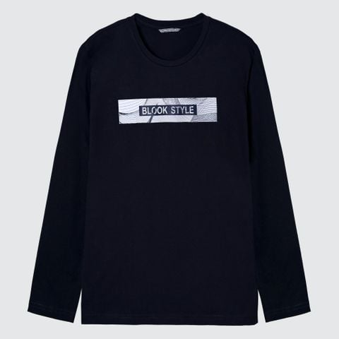  ÁO THUN TAY DÀI  42136 - XANH NAVY 