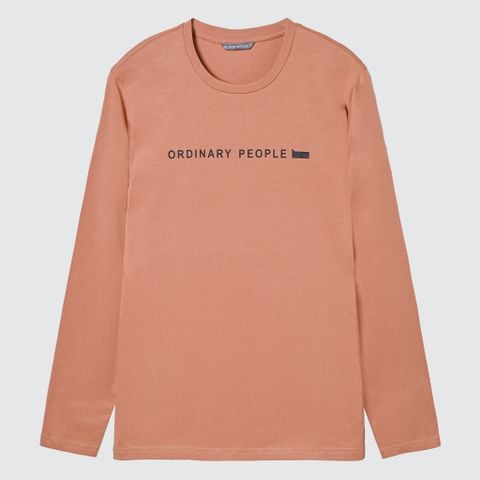  ÁO THUN TAY DÀI  33348- HỒNG 