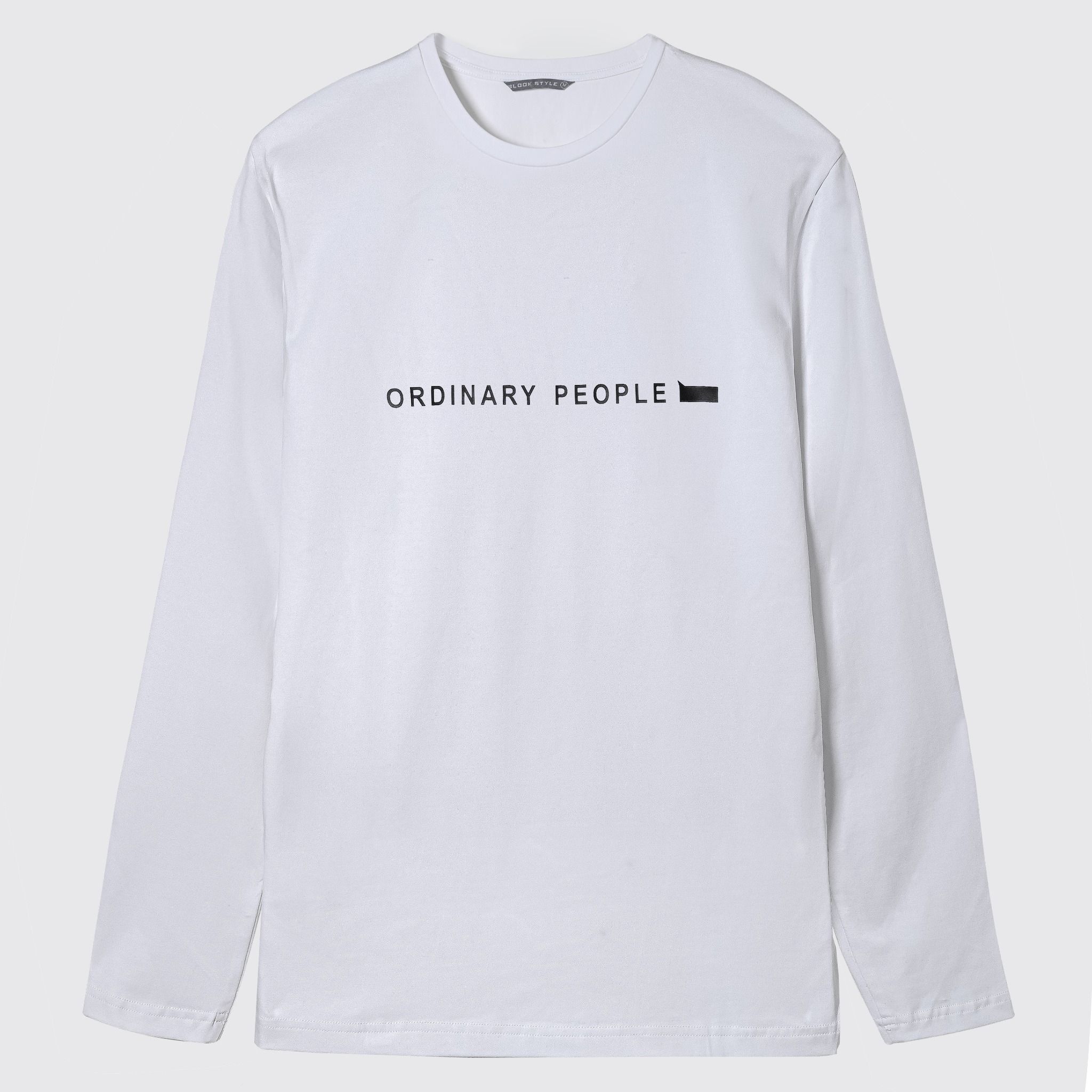  ÁO THUN TAY DÀI  33348- TRẮNG 