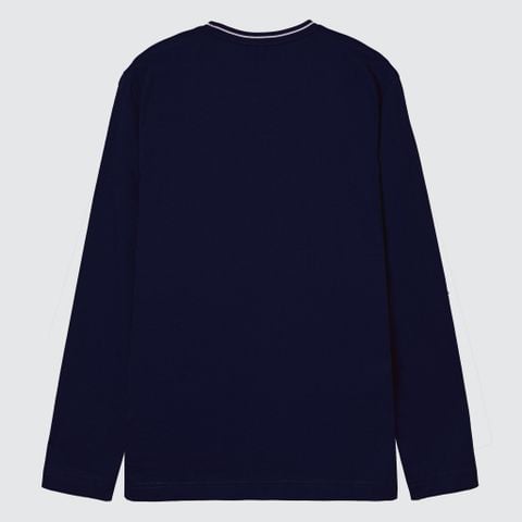  ÁO THUN TAY DÀI  33106  -  XANH NAVY 
