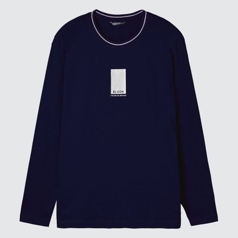  ÁO THUN TAY DÀI  33106  -  XANH NAVY 