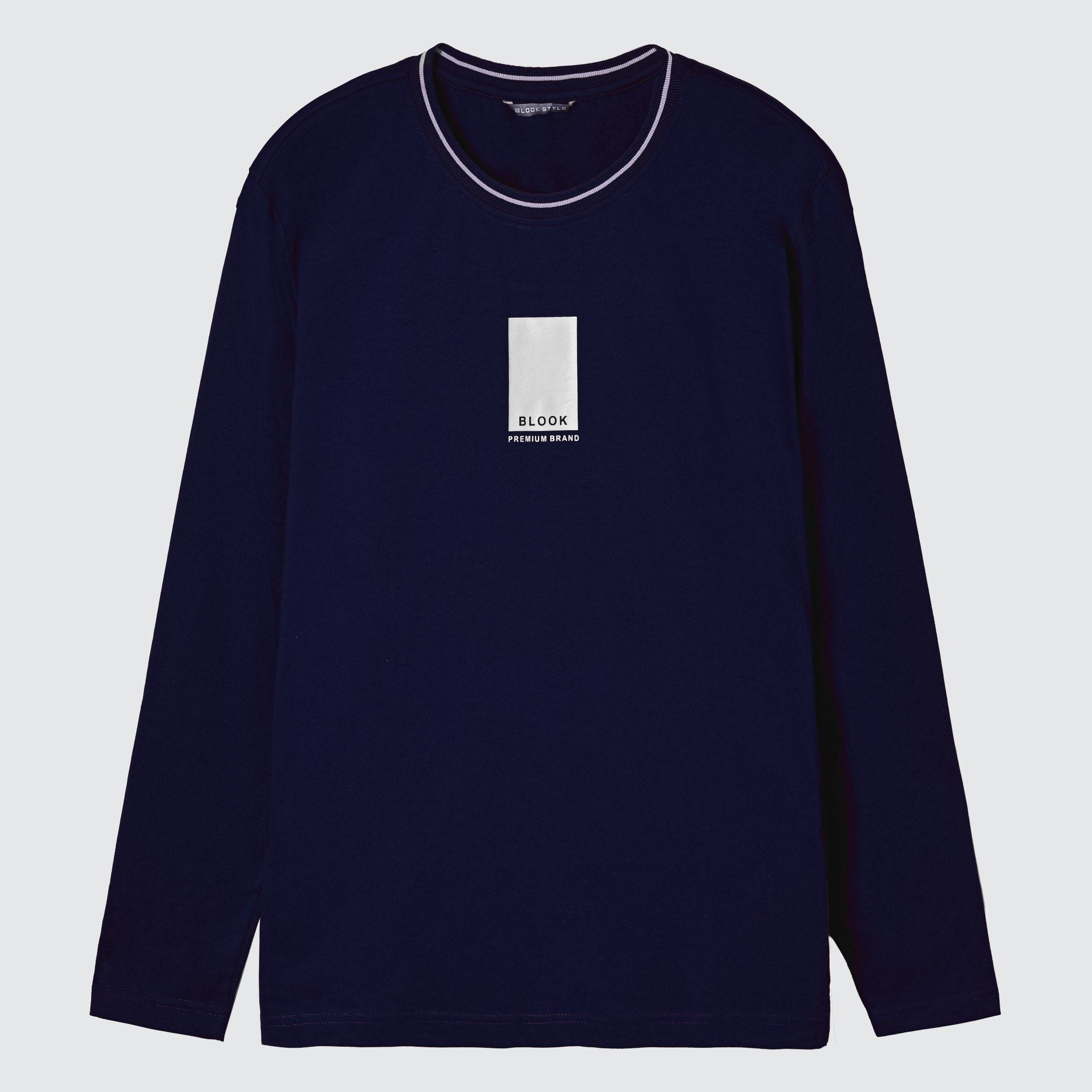  ÁO THUN TAY DÀI  33106  -  XANH NAVY 