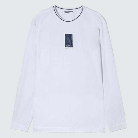  ÁO THUN TAY DÀI  33106  -  TRẮNG 