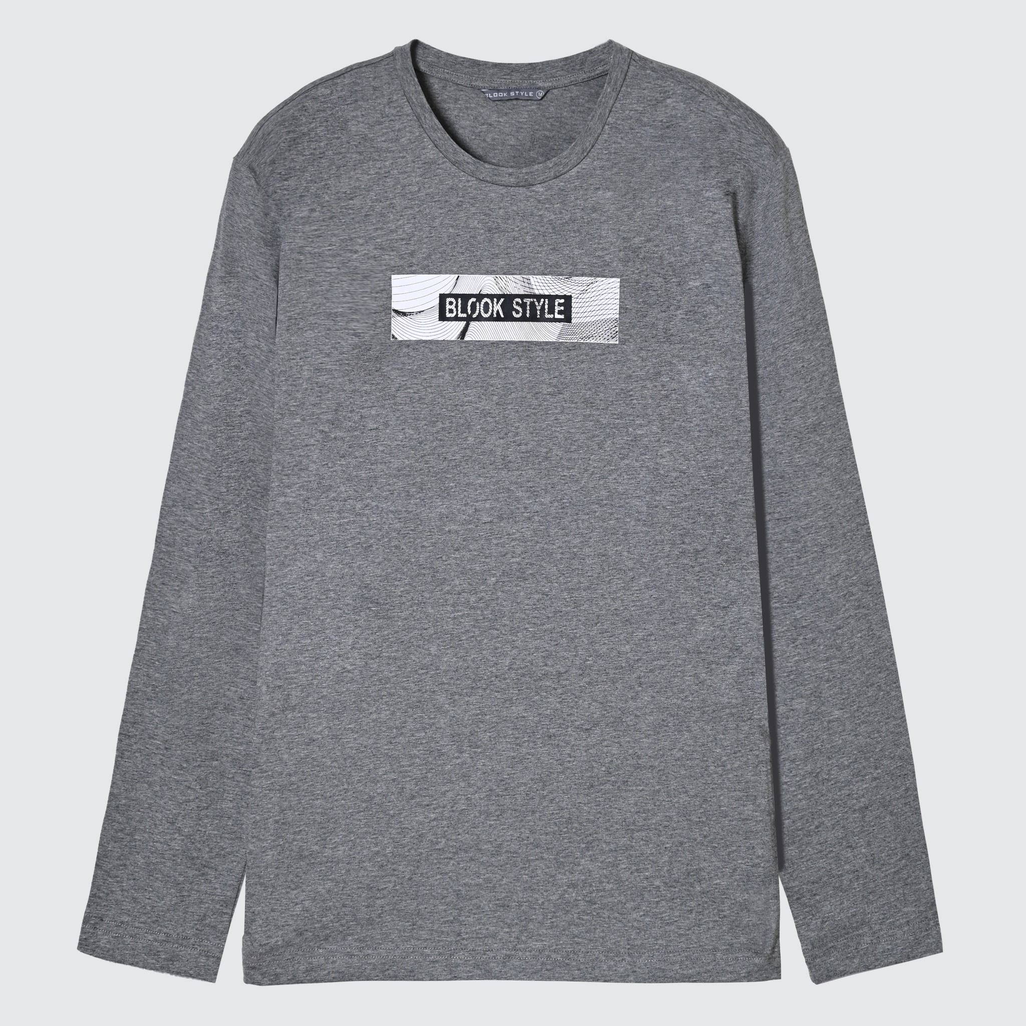  ÁO THUN TAY DÀI  42136 - XÁM MUỐI 