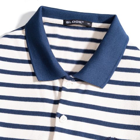  ÁO POLO STRIPED 35646 - XANH DƯƠNG 