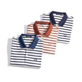  ÁO POLO STRIPED 35646 - CAM ĐẤT 