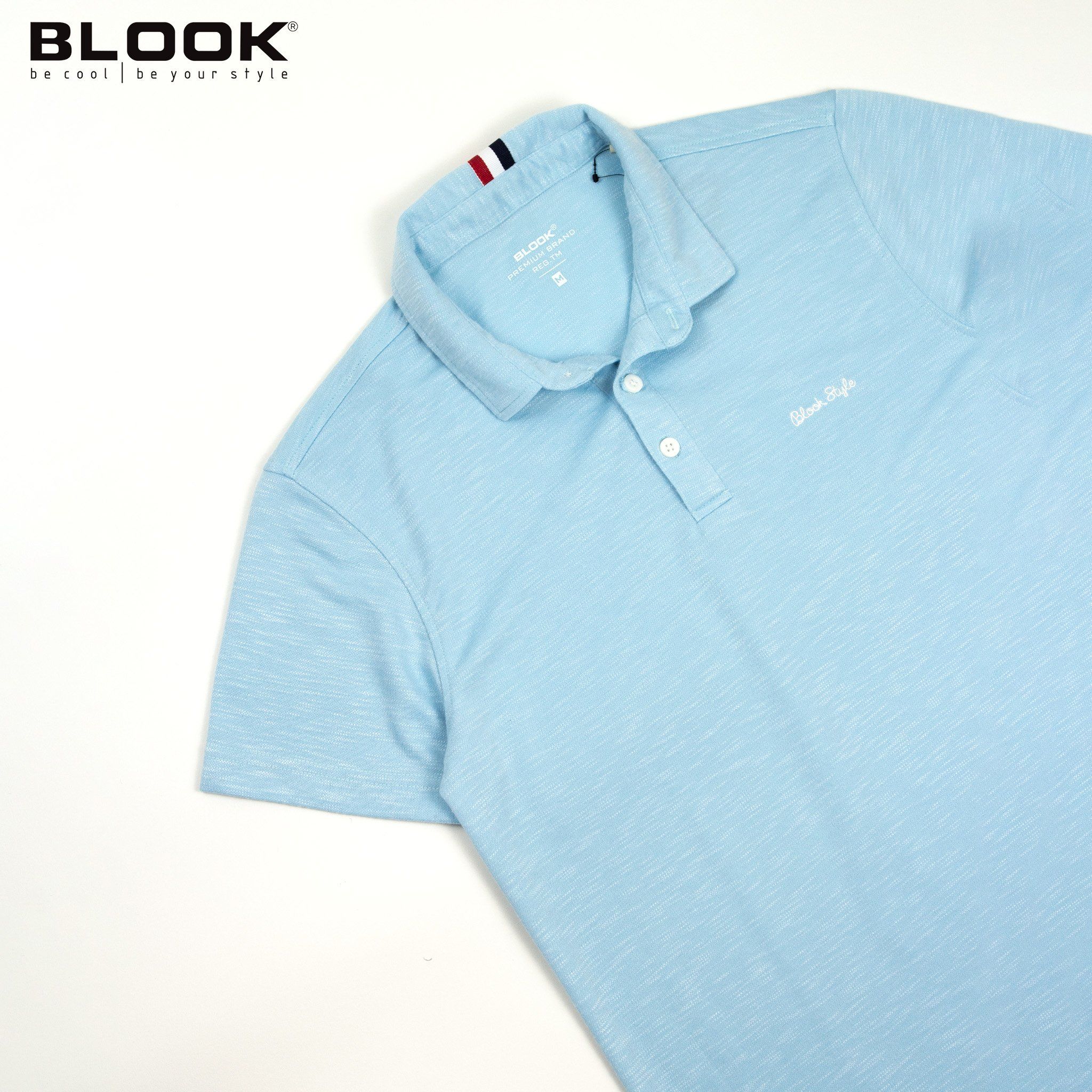  ÁO POLO CAO CẤP 35581 - XANH DENIM 