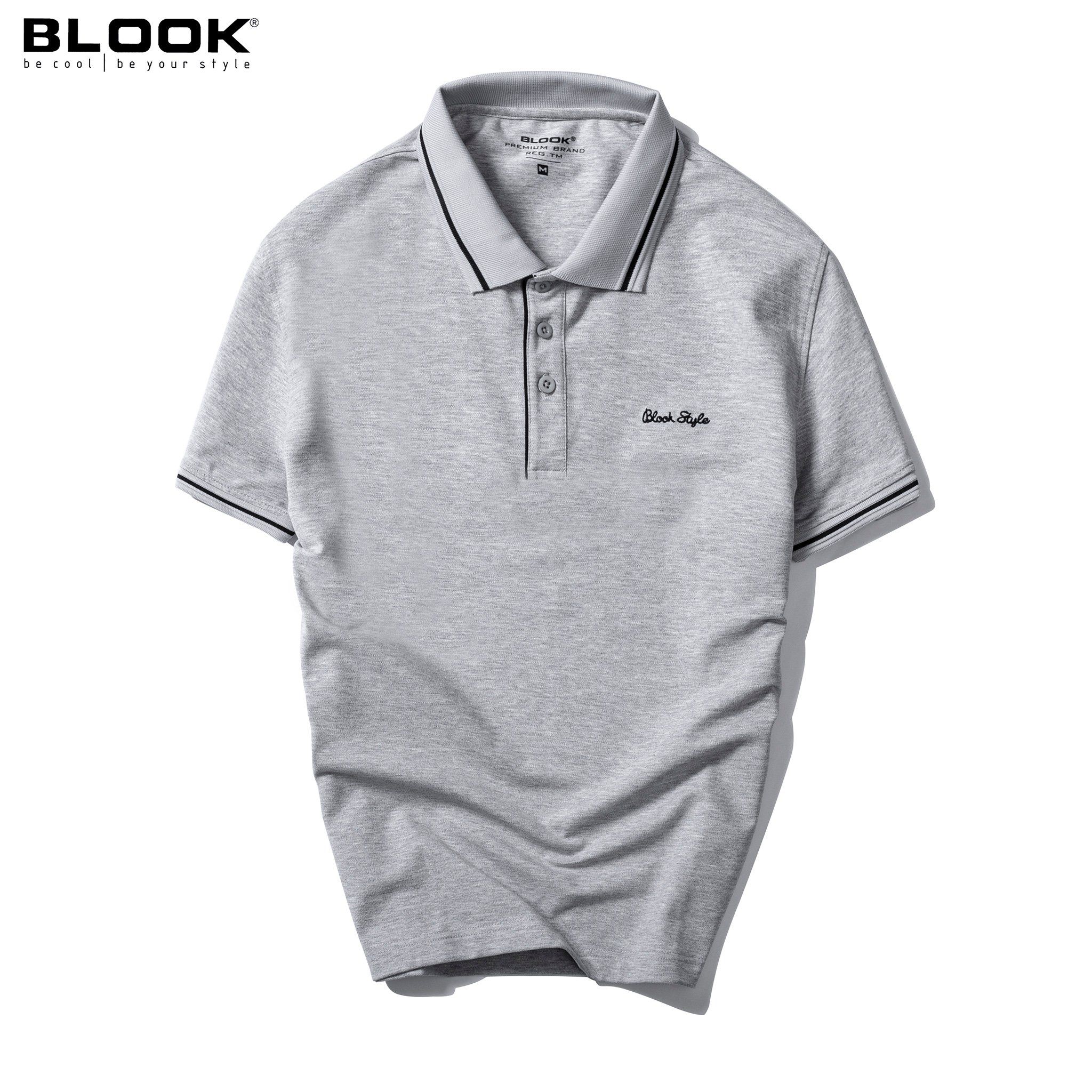  ÁO POLO SLIMFIT 33086 - Xám Muối 