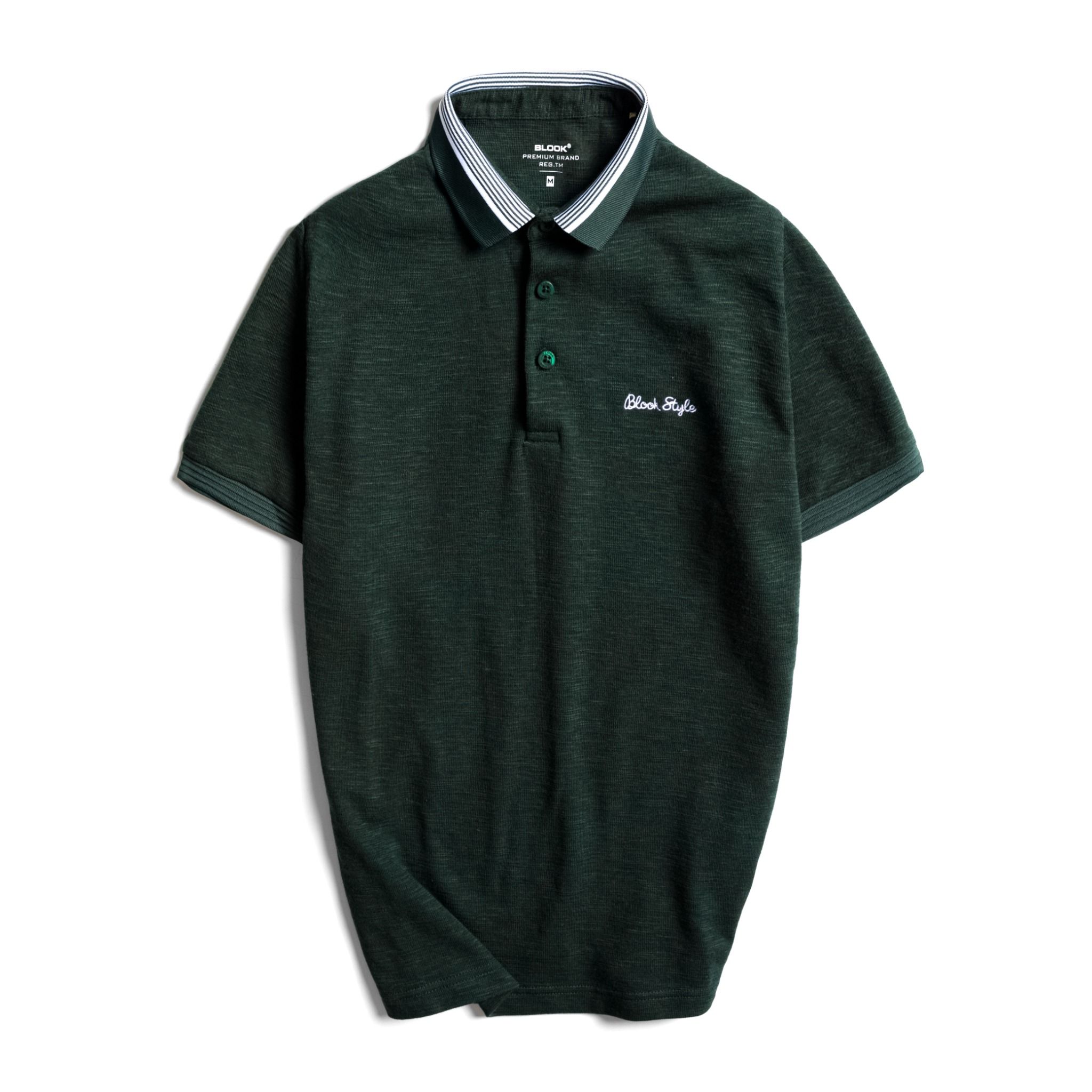  ÁO POLO 35532 - XANH RÊU 