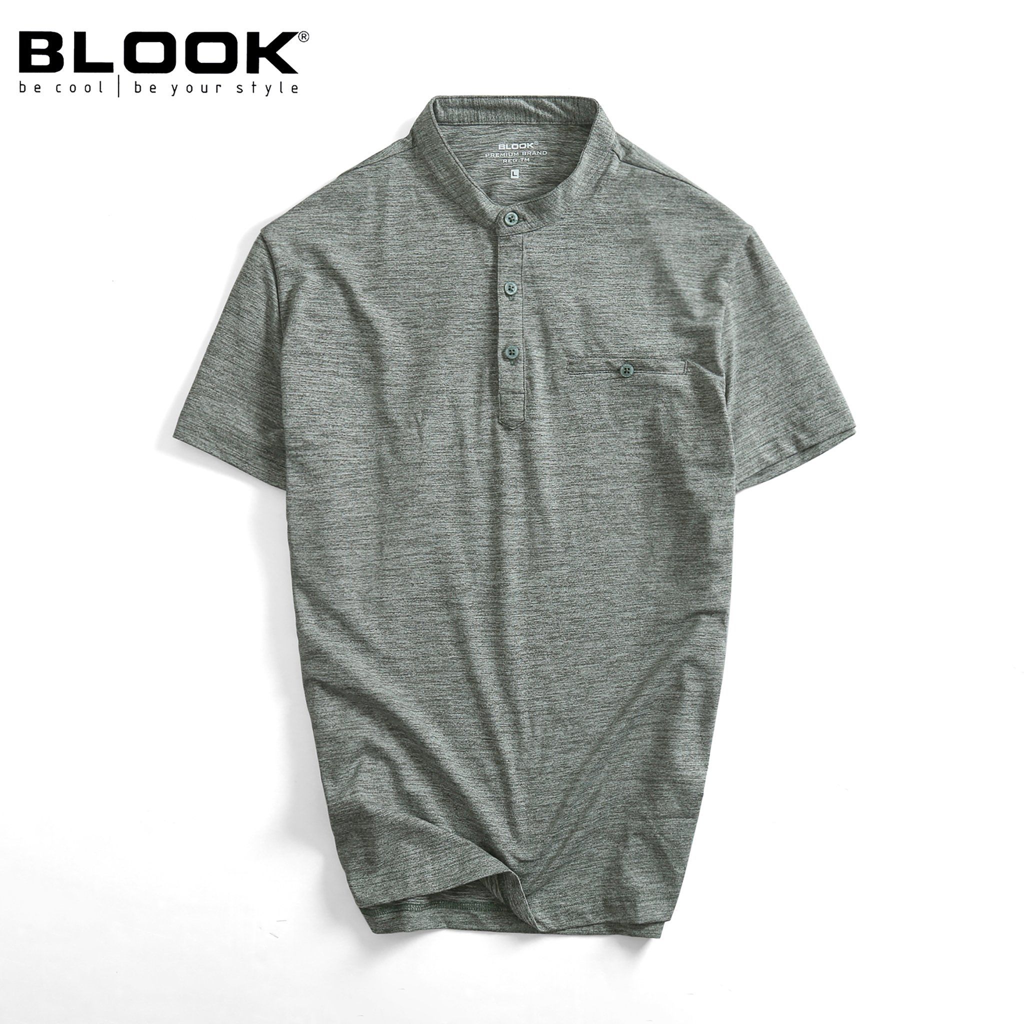  ÁO POLO SLIMFIT 32099- Xanh Rêu 