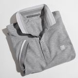  ÁO POLO SLIMFIT 42613 - Xám Muối 