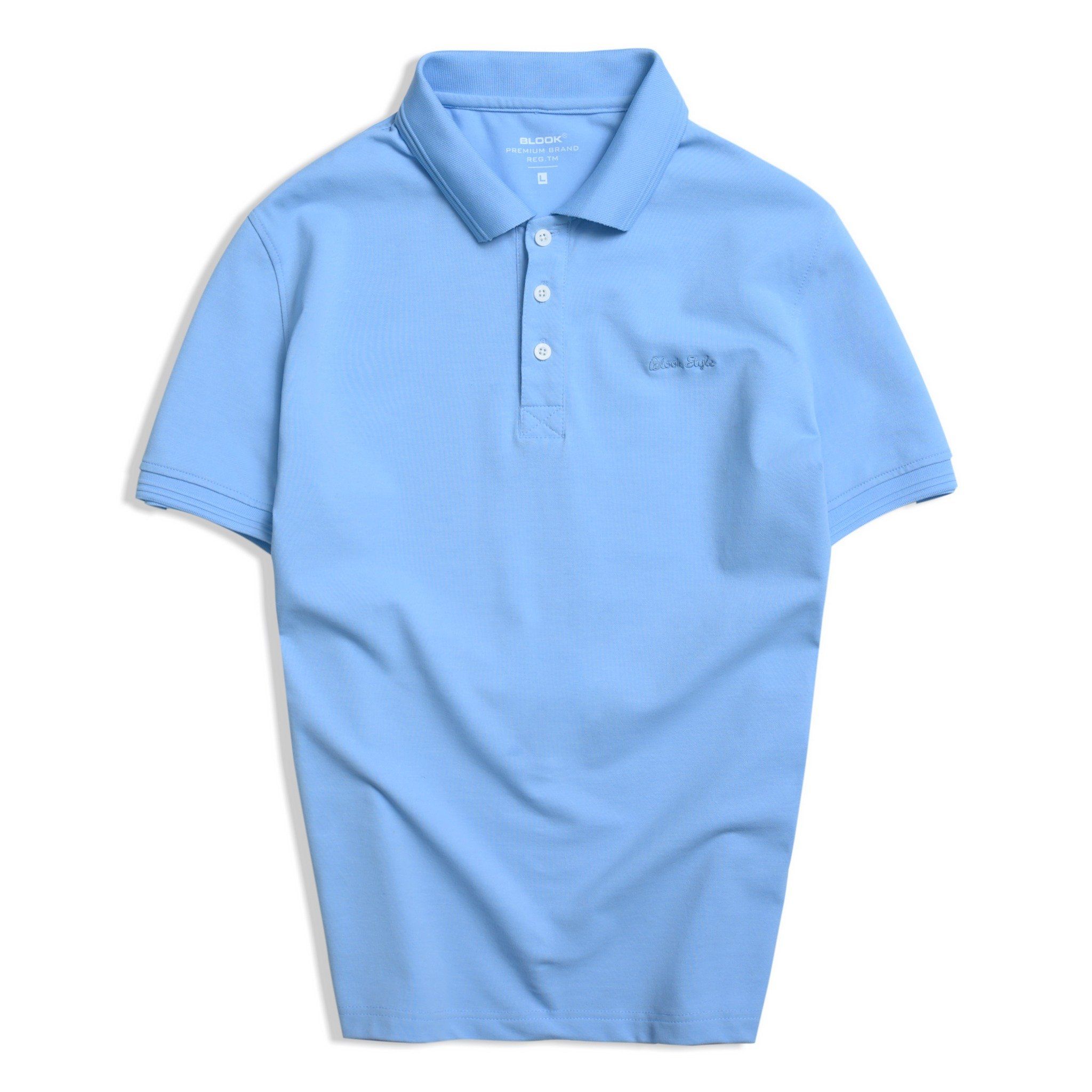  ÁO POLO BASIC 32083 - XANH DENIM 