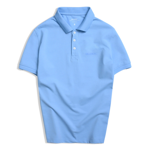  ÁO POLO BASIC 35598- Xanh Denim 