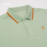  ÁO POLO THUN THỂ THAO - 35814 - XANH LÁ CÂY 