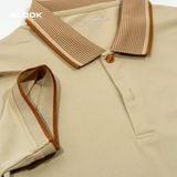  POLO COTTON CÁ SẤU 35813-KEM ĐẬM 