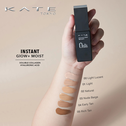 Kem Nền Kate Real Cover Liquid - Light Glow