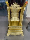 Ngai thờ đồng vàng mộc cao 81cm