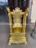 Ngai thờ đồng vàng mộc cao 81cm